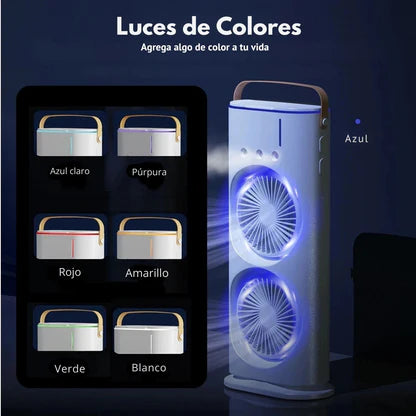 Ventilador humidificador doble